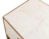 Gideon Shagreen White Side Table - Ornate Home