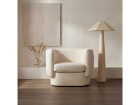 Gigi Cream Floor Lamp - Ornate Home