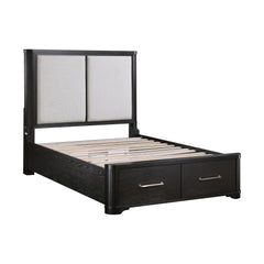 Gilbert Charcoal/Light Gray 4-Piece Queen Bedroom Set - Ornate Home