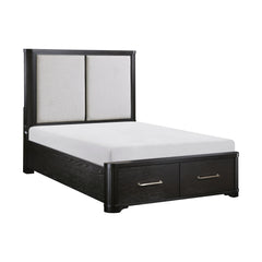 Gilbert Charcoal/Light Gray 4-Piece Queen Bedroom Set - Ornate Home