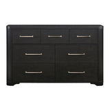 Gilbert Charcoal/Light Gray 4-Piece Queen Bedroom Set - Ornate Home