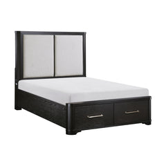 Gilbert Charcoal/Light Gray 5-Piece Queen Bedroom Set - Ornate Home