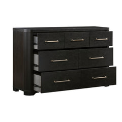 Gilbert Charcoal/Light Gray 5-Piece Queen Bedroom Set - Ornate Home