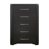 Gilbert Charcoal/Light Gray 5-Piece Queen Bedroom Set - Ornate Home