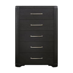 Gilbert Charcoal/Light Gray 5-Piece Queen Bedroom Set - Ornate Home