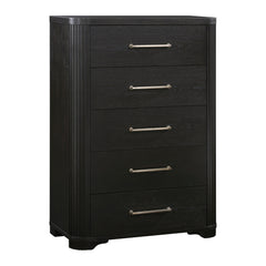 Gilbert Charcoal/Light Gray 5-Piece Queen Bedroom Set - Ornate Home