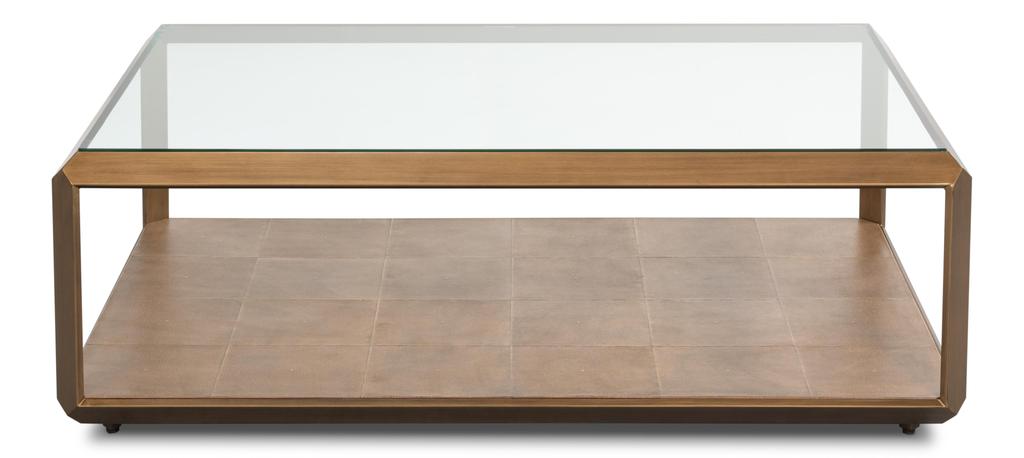 Gilbert Tan Cocktail Table - Ornate Home
