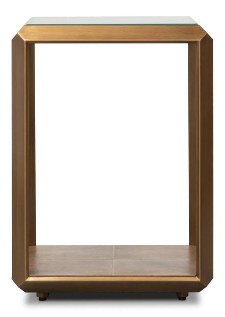 Gilbert Tan Side Table - Ornate Home