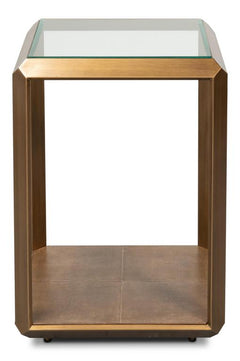 Gilbert Tan Side Table - Ornate Home