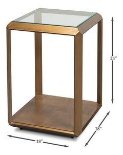 Gilbert Tan Side Table - Ornate Home