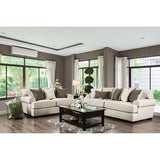 Gilda Beige/Brown Loveseat - Ornate Home