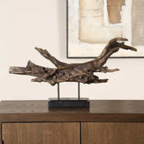 Gilded Brown/Gold Sculpture Branch - Ornate Home