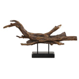 Gilded Brown/Gold Sculpture Branch - Ornate Home