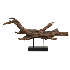 Gilded Brown/Gold Sculpture Branch - Ornate Home