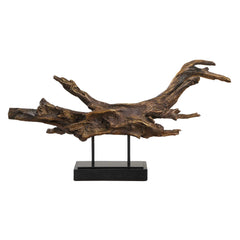 Gilded Brown/Gold Sculpture Branch - Ornate Home