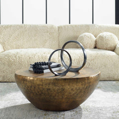 Gilded Dome Gold Coffee Table - Ornate Home