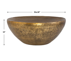 Gilded Dome Gold Coffee Table - Ornate Home