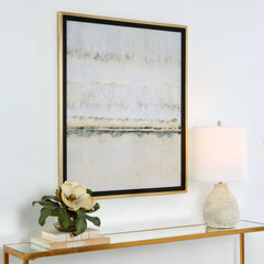 Gilded Horizon Multicolor Framed Print - Ornate Home