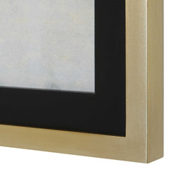 Gilded Horizon Multicolor Framed Print - Ornate Home
