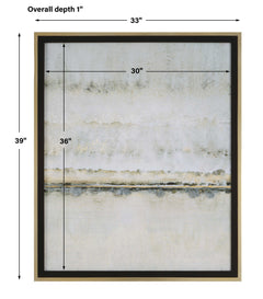 Gilded Horizon Multicolor Framed Print - Ornate Home