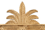 Gilded Pineapple Crest Brown Mirror - Ornate Home