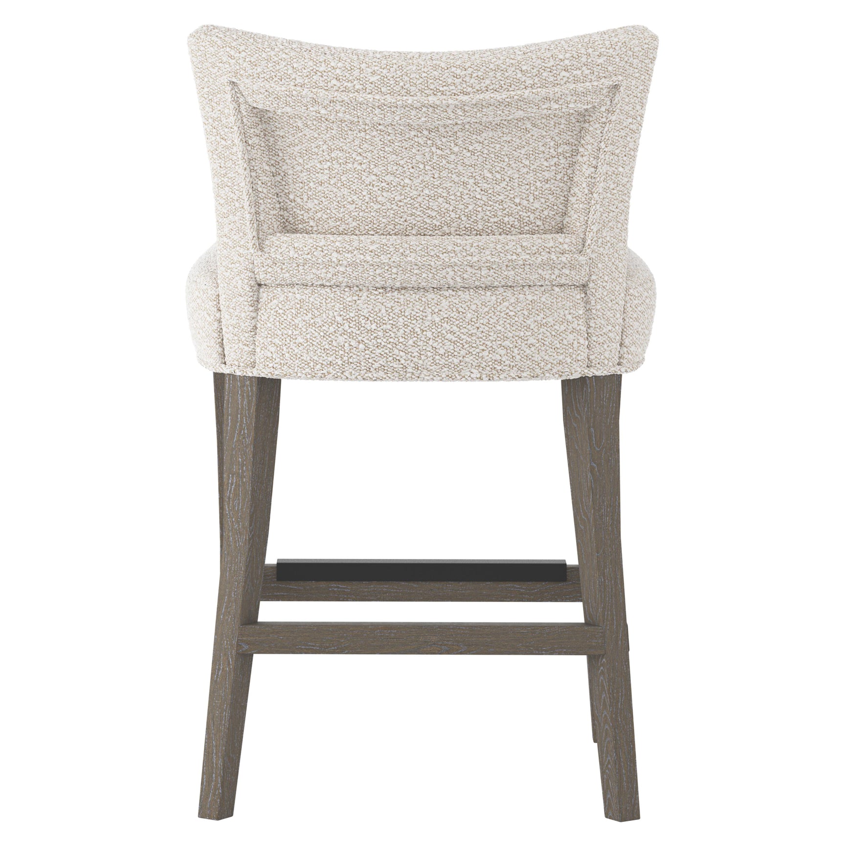 Giles Portobello/White/Cream Fabric Counter Stool - Ornate Home