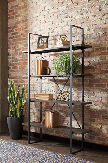 Gilesgrove Black/Gray Bookcase (Online Special Price) - Ornate Home