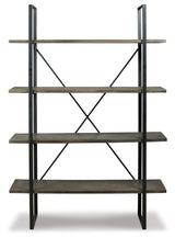 Gilesgrove Black/Gray Bookcase (Online Special Price) - Ornate Home