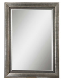 Gilford Antique Silver Mirror - Ornate Home
