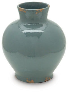 Giliburgh Antique Blue 12" Vase - Ornate Home