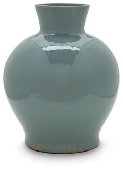 Giliburgh Antique Blue 14" Vase - Ornate Home