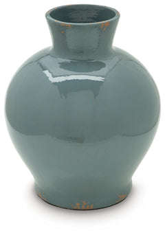Giliburgh Antique Blue 14" Vase - Ornate Home