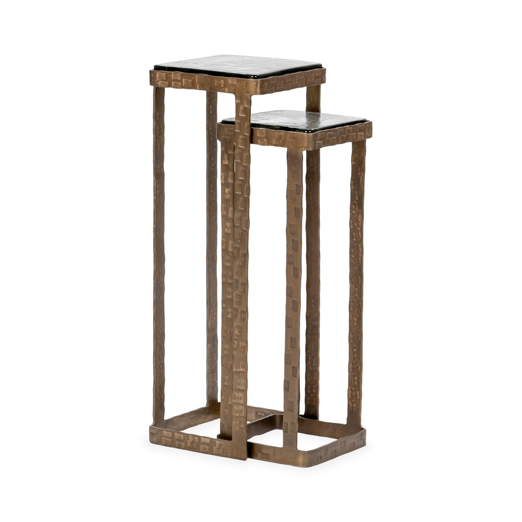 Gillian Brass Nesting Accent Tables (Set of 2) - Ornate Home