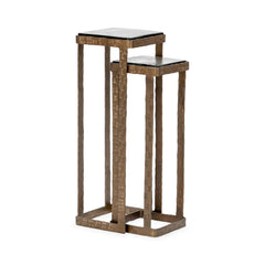 Gillian Brass Nesting Accent Tables (Set of 2) - Ornate Home