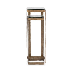 Gillian Brass Nesting Accent Tables (Set of 2) - Ornate Home