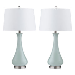 Gillian Green Table Lamp (Set of 2) - Ornate Home
