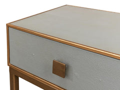 Gillian Grey One Drawer Nightstand - Ornate Home