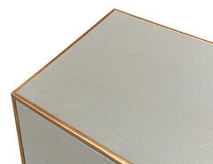 Gillian Grey Two Drawer Nightstand - Ornate Home