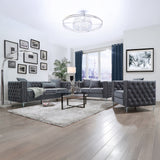 Gillian II Chair in Dark Gray - Ornate Home