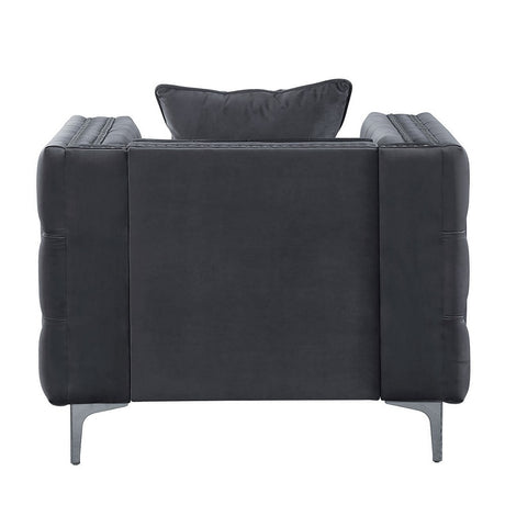 Gillian II Chair in Dark Gray - Ornate Home