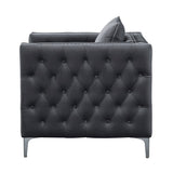 Gillian II Chair in Dark Gray - Ornate Home