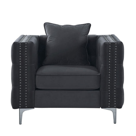 Gillian II Chair in Dark Gray - Ornate Home