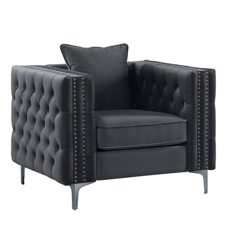 Gillian II Chair in Dark Gray - Ornate Home