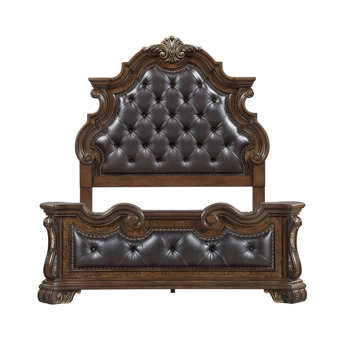 Gilmartin Brown 5pc Bedroom Set - Ornate Home