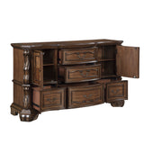 Gilmartin Brown 5pc Bedroom Set - Ornate Home