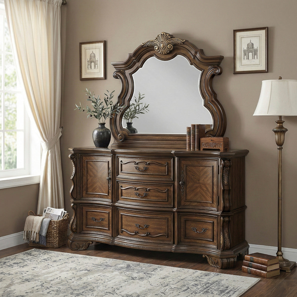 Gilmartin White Dresser - Ornate Home