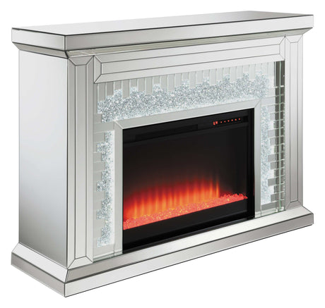 Gilmore Mirror Rectangular Freestanding Fireplace - Ornate Home