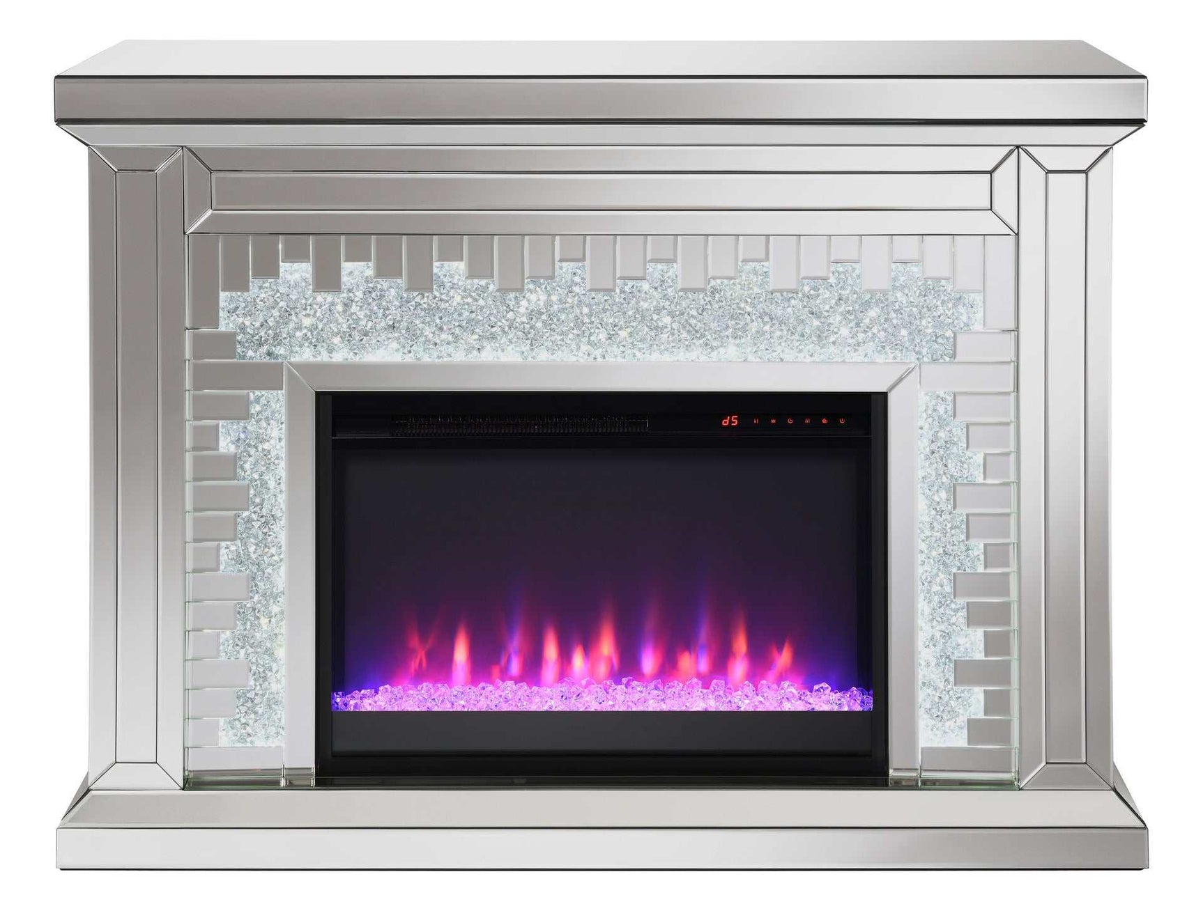 Gilmore Mirror Rectangular Freestanding Fireplace - Ornate Home