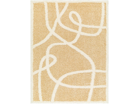 Gilon Camel Plush Area Rug - Ornate Home