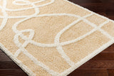 Gilon Camel Plush Area Rug - Ornate Home